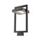 Z-Lite Luttrel 1 Light Outdoor Post Mount Fixture, Black & Frosted 566PHBS-BK-LED - alternate 3